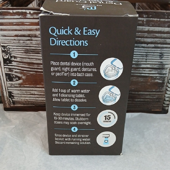 Dental Guard & Retainer Cleaning Kit - Works With Dentures - Picture 2 of 4